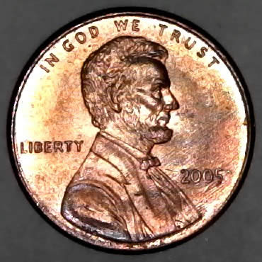 2005-P-Lincoln-Memorial-Cent-With-Nice-Column-DDR-Look-On-The-Right-Side